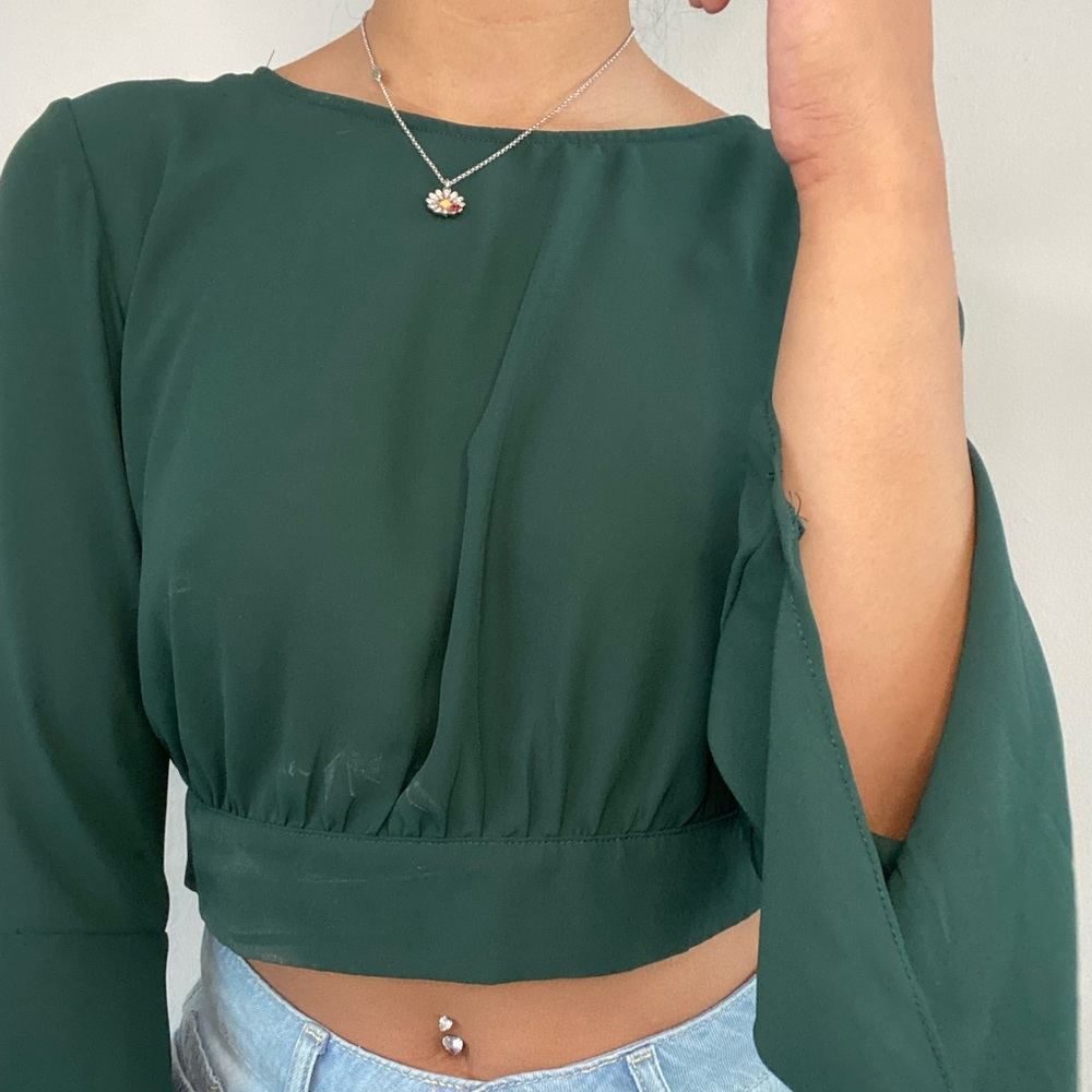 Emerald Green Blouse